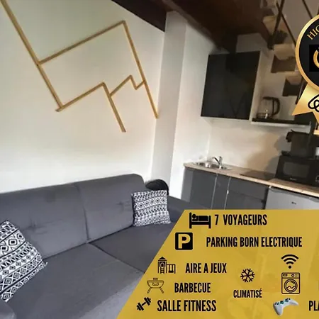 Appartement Reve Divin T4 Avec Parking-barbecue-laverie-bagagerie-salle De Sport-aire De Jeux-climatise Lourdes